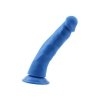 Dildo do pochwy i anala Steven.R niebieski 22cm